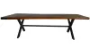 Artikelbild 4 des Artikels “Naturholztisch suar mit Metallbeinen X-style, 304cm Länge, 115cm Breite, 83,5cm Höhe. Tischplatte 7cm Dicke “